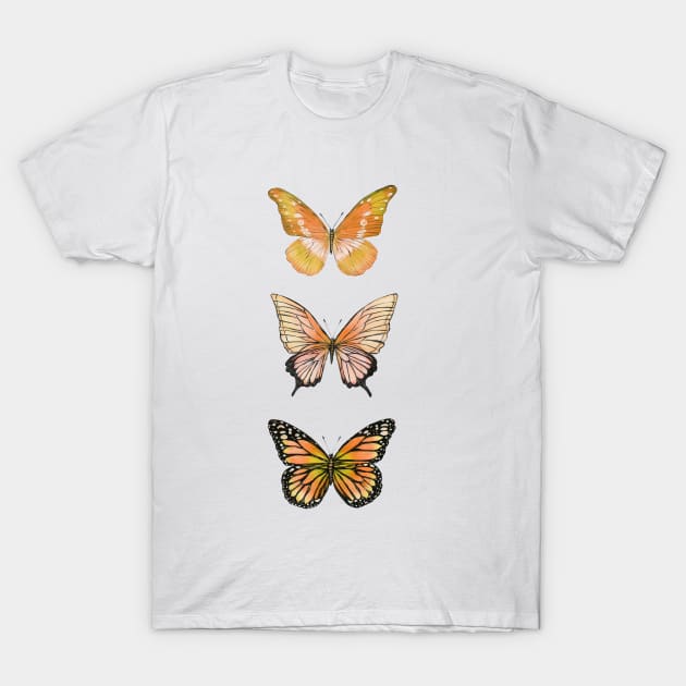 Beautiful Butterflies C T-Shirt by Jean Plout Designs